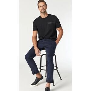 Mavi Johnny Pants Slim Leg Chino Dark Navy Twill Pants Men's Size 32/34 NWT